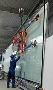 panel de vidrio con vidrio doble