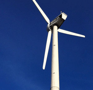 aerogenerador doméstico de eje horizontal