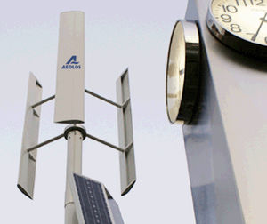 aerogenerador doméstico de eje vertical