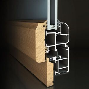 perfil para puerta de aluminio