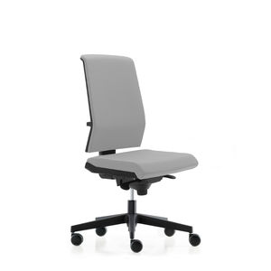 silla de oficina contemporánea / con ruedas / con patas en forma de estrella / tapizada