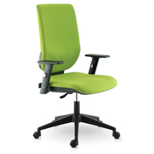 silla de oficina contemporánea / con ruedas / con reposabrazos / con patas en forma de estrella