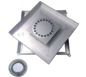 tapadera de inspección de acero inoxidable