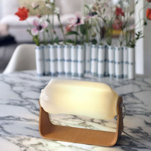 lámpara de porcelana