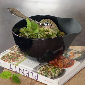 ensaladera de gres esmaltado