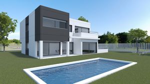 casa prefabricada / contemporánea / de hormigón / ecológica