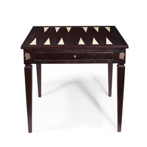 mesa de backgammon de estilo Luis XVI