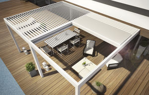 pérgola adosada