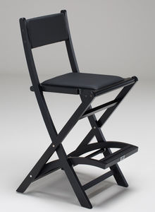 sillón de maquillaje de madera