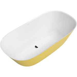 bañera ovalada