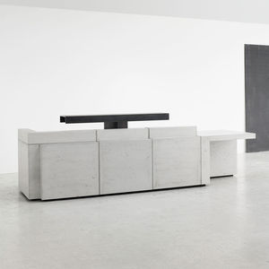 mostrador de recepción modular