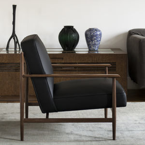 sillón de cuero