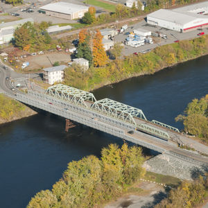 puente de acero galvanizado