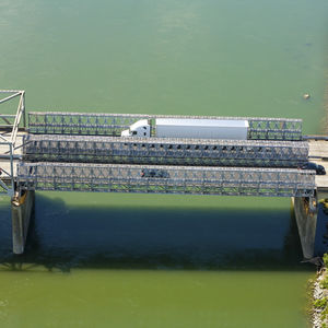 puente con estructura / de acero galvanizado / prefabricado / modular