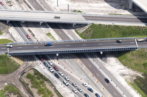 puente de acero galvanizado