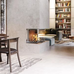 chimenea insertable de 3 caras