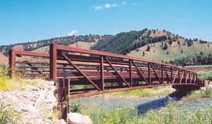 puente de acero Corten
