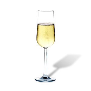 copa de cava de vidrio