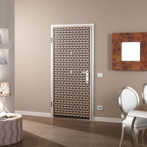 decoración para puertas de chapa de madera