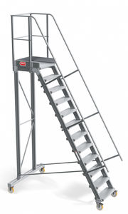 escalera pequeña para el sector servicios / para plataforma