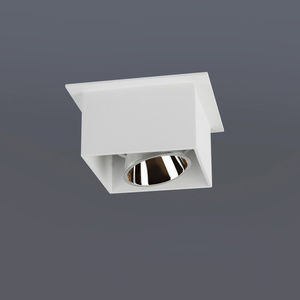 downlight montado en superficie / LED / cuadrado / de aluminio