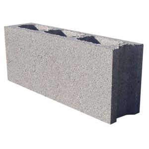 bloque de hormigón hueco / ligero / para muro / superficial
