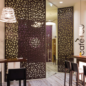 panel decorativo MDF / para tabique / de pared / perforado