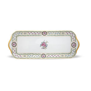 bandeja de servicio de porcelana
