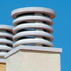 chimenea de tejado