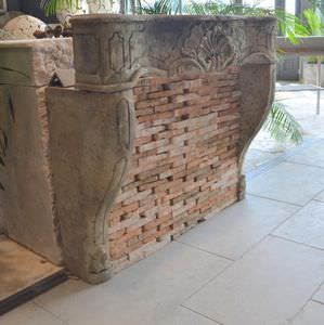 marco para chimenea de estilo Luis XV
