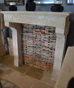 marco para chimenea Luis XIII