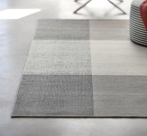 alfombra contemporánea / de rayas / de lana / rectangular