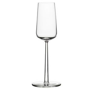 copa de cava de vidrio