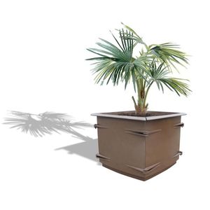 jardinera de hierro fundido