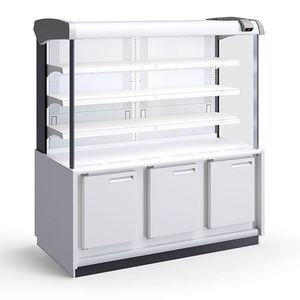 vitrina refrigerada de estantes