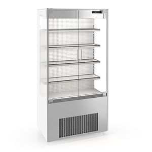 vitrina refrigerada de estantes