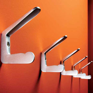 percha moderna / de aluminio / múltiple / profesional