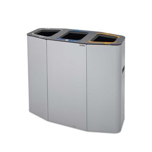 cubo de basura de acero