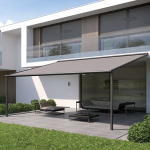 pérgola adosada