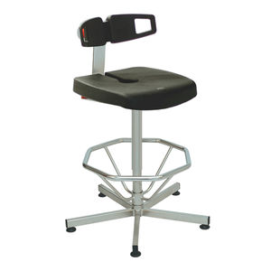 silla de trabajo de acero inoxidable
