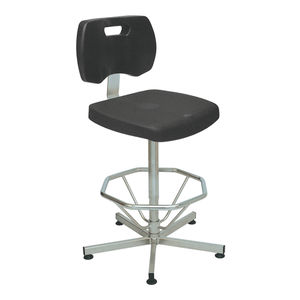 silla de trabajo de acero inoxidable