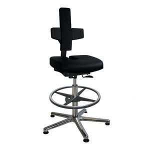 silla de trabajo de aluminio