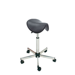 silla de trabajo de cromo
