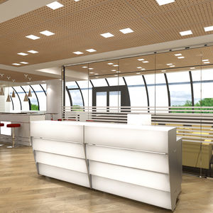 mostrador de recepción modular