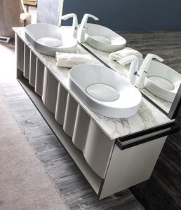 mueble de lavabo doble