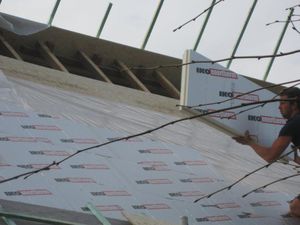 aislante termoacústico / térmico / de poliisocianurato PIR / para techado