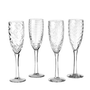 copa de cava de vidrio