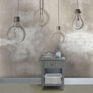 papel pintado de estilo industrial