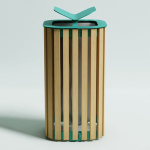cubo de basura público