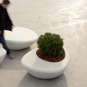 jardinera de hormigón